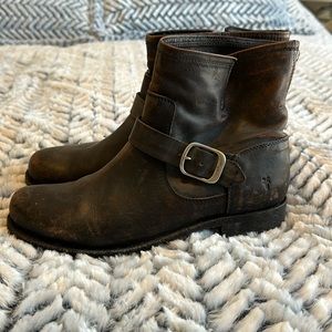 Frye distressed boots